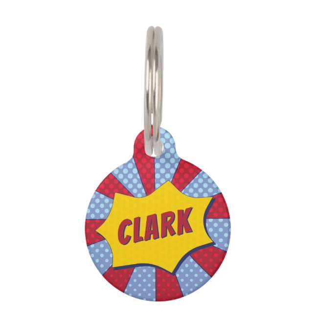 SUPER (RED) PET ID TAG (Front)