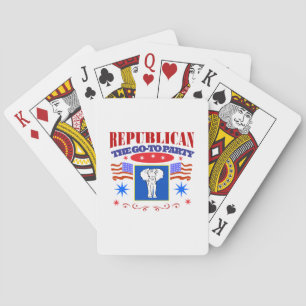 super republican party poker cards