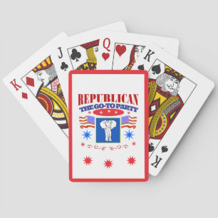 super republican party poker cards