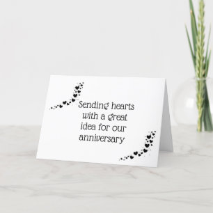 SUPER "ROMANTIC" ANNIVERSARY CARD FOR HIM/HER