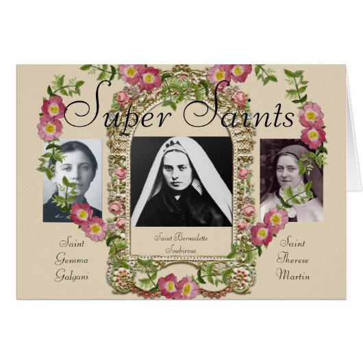 Super Saints Cards (Front Horizontal)