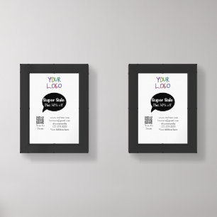 super sale business discount scan QR code details  Wall Art Sets