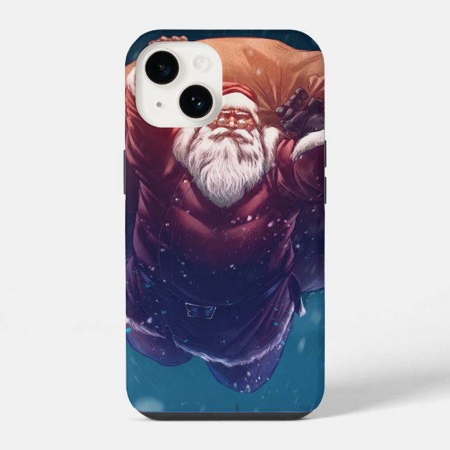 Super Santa Iphone Case (Back)