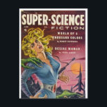 Super Science 5 Postcard<br><div class="desc">Send postcard greetings to friends on this awesome,  classic Pulp Science fiction image from the1920s,  1930s,  1940s,  and 1950s!</div>