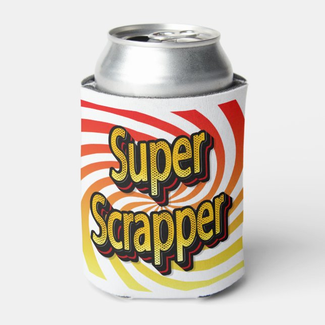 “Super Scrapper” Can Cooler (Can Front)