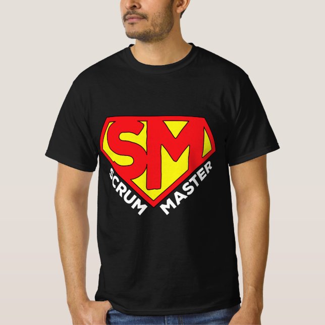 Super Scrum Master - Agile Scrum Master T-Shirt (Front)