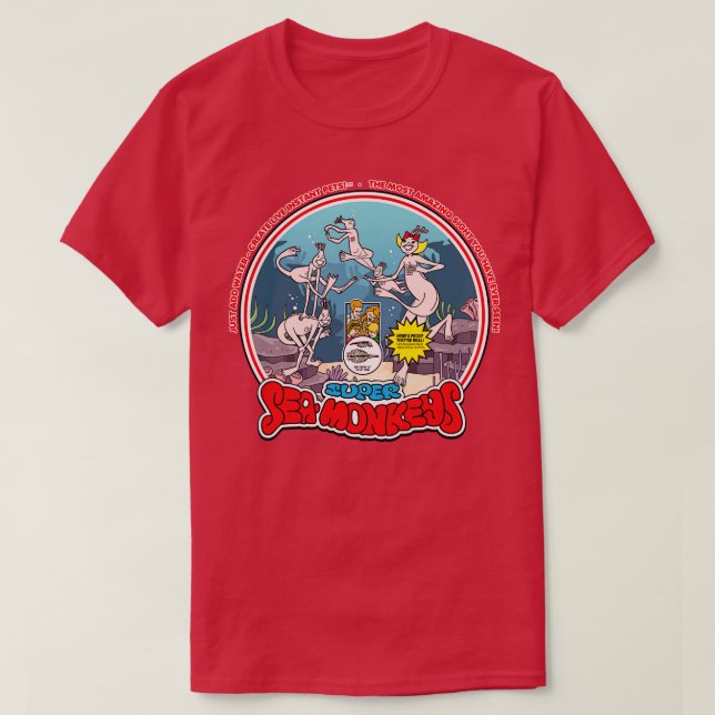 Super Sea Monkeys T-Shirt (Design Front)