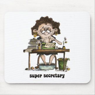 super secretary mouse pad