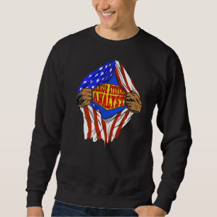 Super Senior Systems Analyst Hero Job Sweatshirt