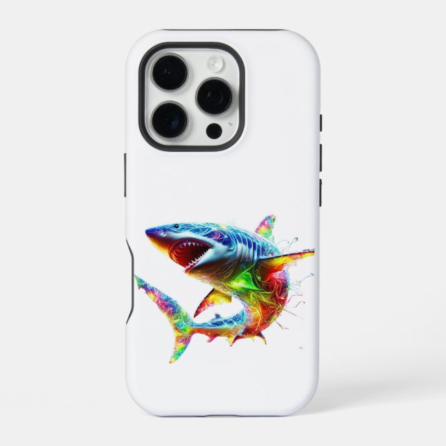Super Shark Iphone Case (Back)