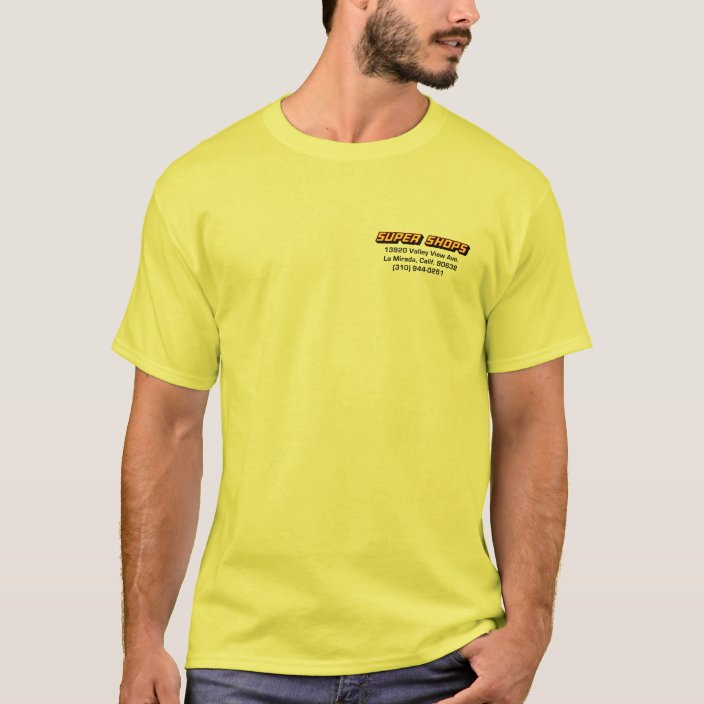 Super Shops Vintage 80 S La Mirada Store Tee Zazzle Com