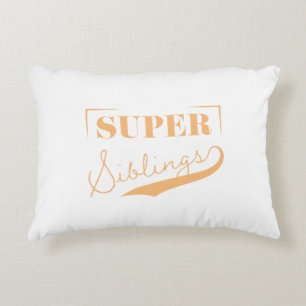Super Sibling Accent Pillow