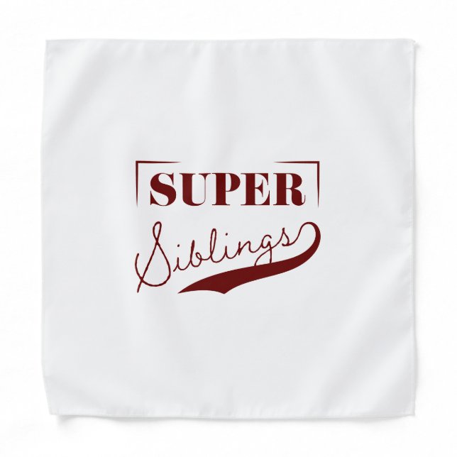 Super Sibling Bandana (Front)