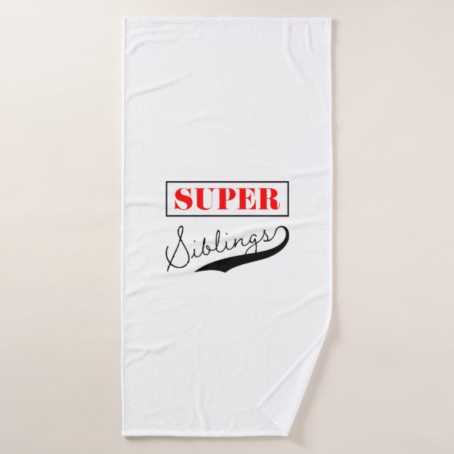 Super Sibling Bath Towel (Bath Towel)