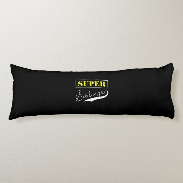 Super Sibling Body Pillow (Front)