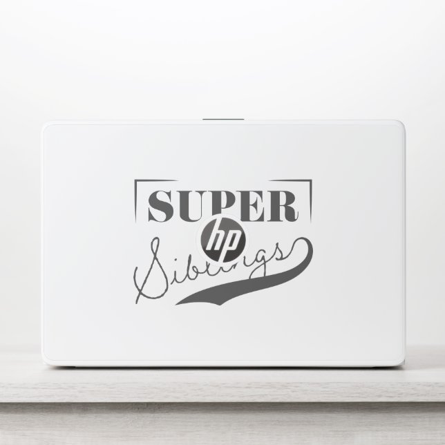 Super Sibling HP Laptop Skin (Front)