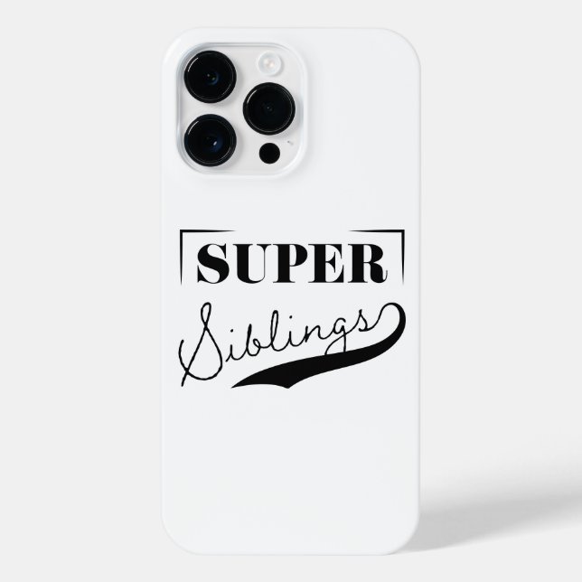 Super Sibling iPhone Case (Back)