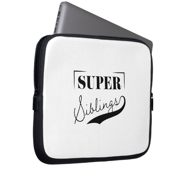 Super Sibling Laptop Sleeve (Front Right)