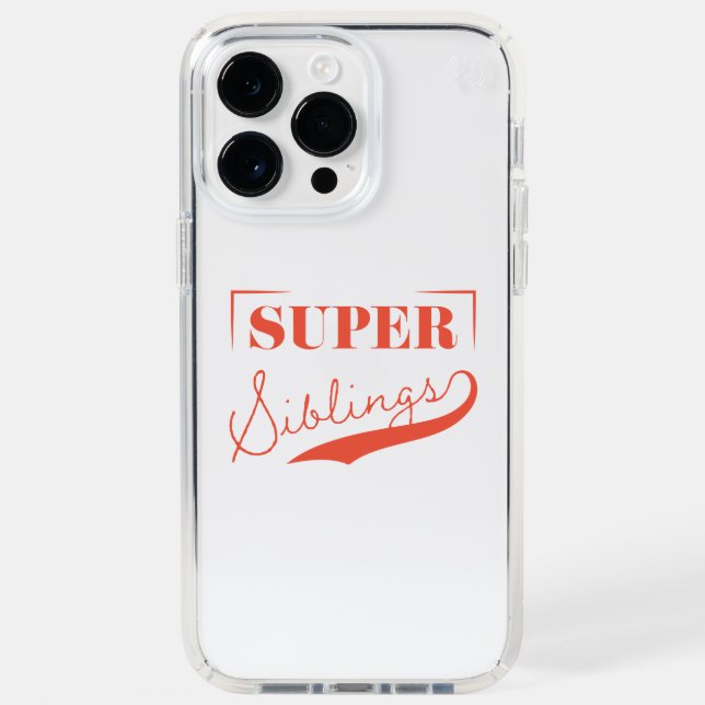 Super Sibling Speck iPhone Case (Front)