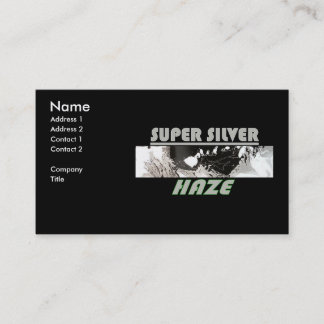 SUPER SILVER HAZE BUSINESS CARD