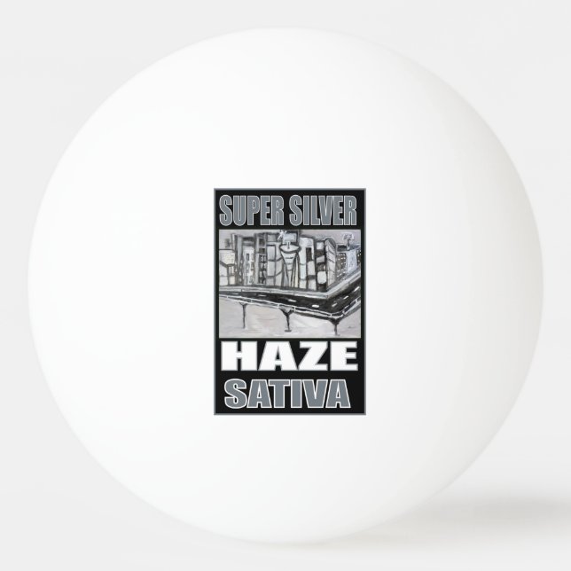 SUPER SILVER HAZE SATIVA Ping-Pong BALL (Front)