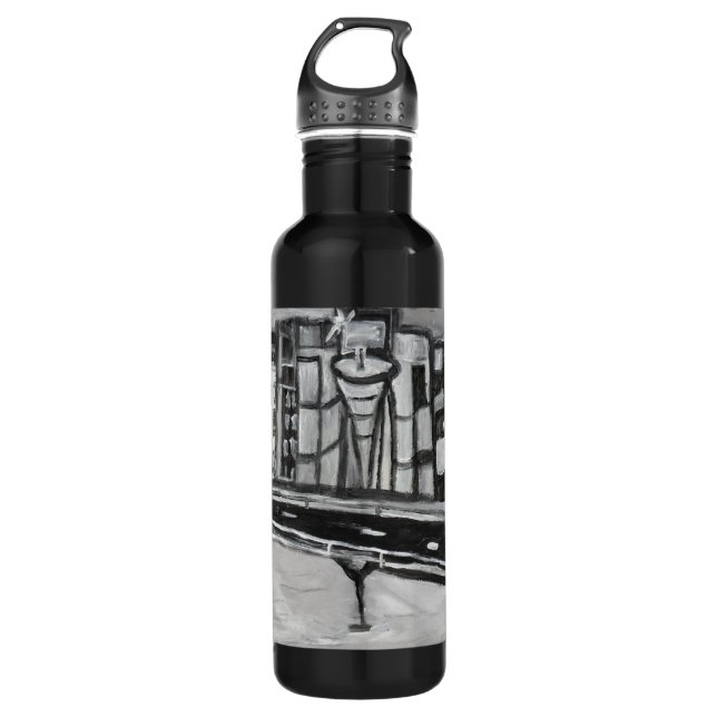 SUPER SILVER HAZE STAINLESS STEEL WATER BOTTLE (Front)