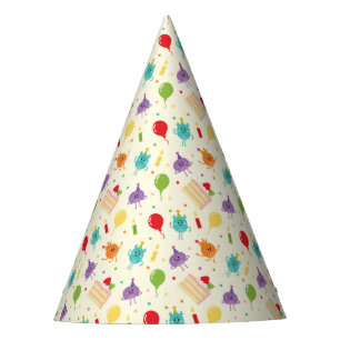 Super Simple Bumble Nums Birthday Cake Pattern Party Hat