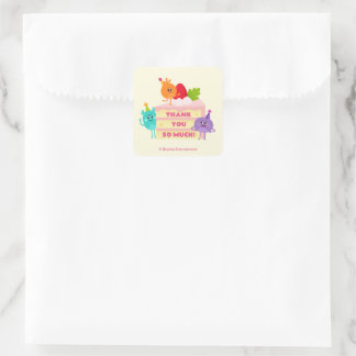 Super Simple | Bumble Nums Birthday Cake Square Sticker