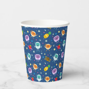 Super Simple Bumble Nums Space Birthday Paper Cups