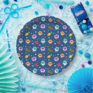 Super Simple | Bumble Nums Space Birthday Paper Plates