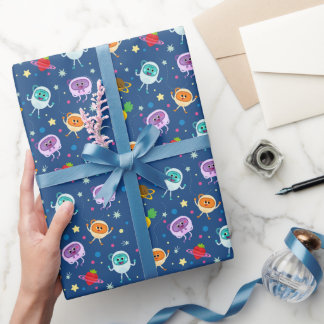 Super Simple | Bumble Nums Space Birthday Wrapping Paper