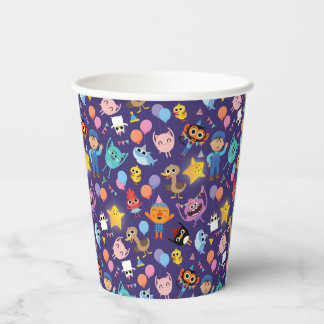 Super Simple Characters Birthday Pattern Paper Cups