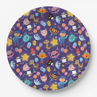 Super Simple Characters Birthday Pattern Paper Plates