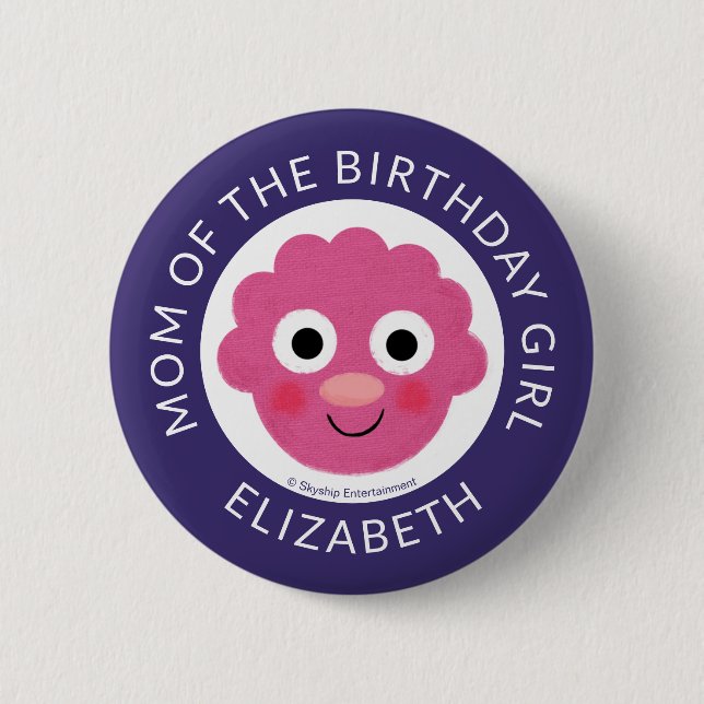Super Simple Characters Festive Birthday Button (Front)
