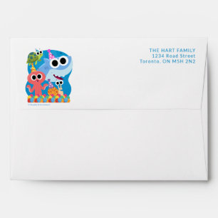 Super Simple Finny the Shark Confetti Birthday Envelope