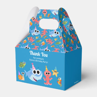 Super Simple | Finny the Shark Confetti Birthday Favor Boxes