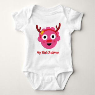 Super Simple Holiday Blossom My First Christmas Baby Bodysuit