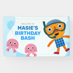 Super Simple Noodle & Pals Swim Party Banner