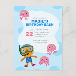 Super Simple   Noodle & Pals Swim Party Postcard
