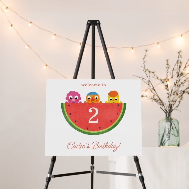 Super Simple | Noodle & Pals Watermelon Party Foam Board (In Situ (Stand))