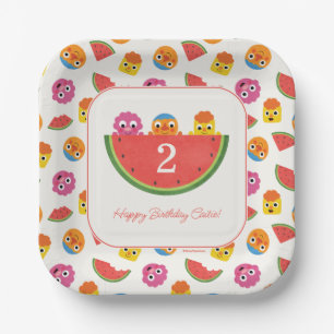 Super Simple Noodle & Pals Watermelon Party Paper Plates