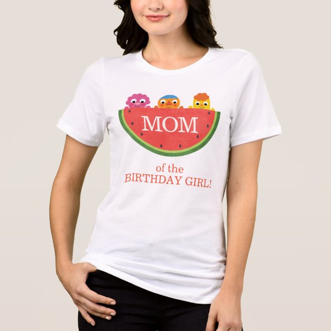 Super Simple | Noodle & Pals Watermelon Party Tri-Blend Shirt (Front)