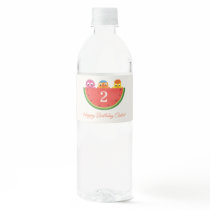 Super Simple | Noodle & Pals Watermelon Party Water Bottle Label