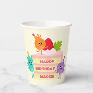 Super Simple | Nums Space Birthday Cake Paper Cups