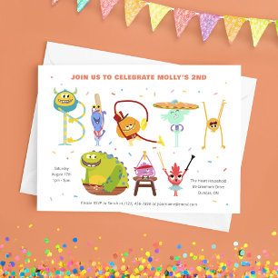 Super Simple Rhymington Birthday Invitation