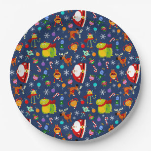 Super Simple Rhymington Holiday Character Paper Plates