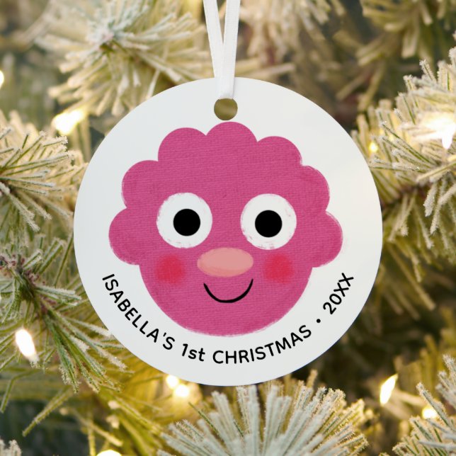 Super Simple Songs | Custom Blossom 1st Christmas Metal Ornament (Insitu)