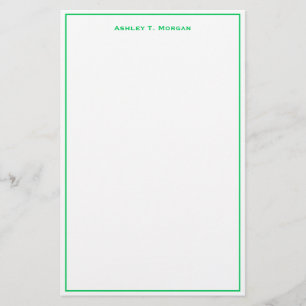 Super Simplicity Emerald White DIY Frame Stationery