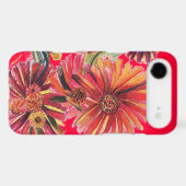 Super Size Red Daisy IPhone case (Back (Horizontal))