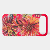 Super Size Red Daisy IPhone case (Back (Horizontal))